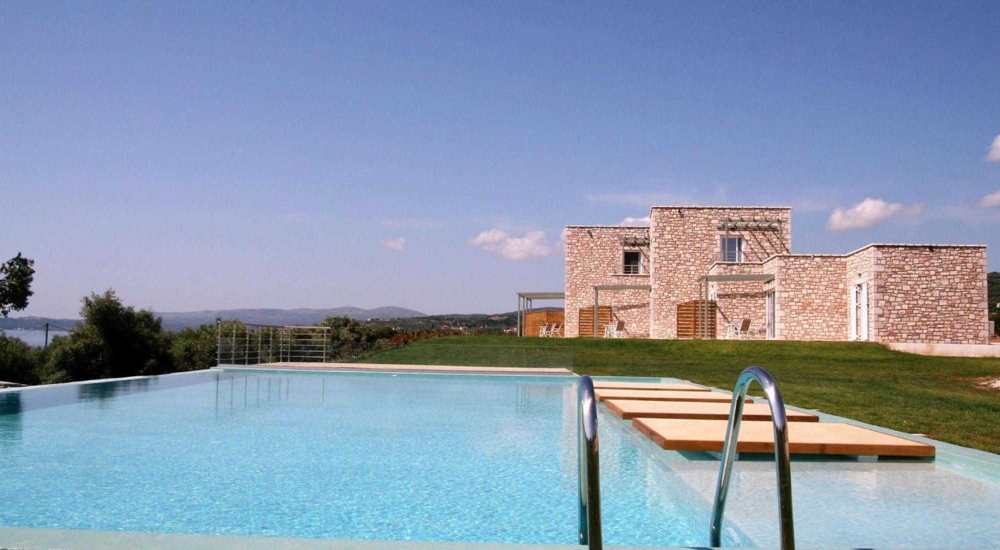 Stone Bay Houses In Messinia Kalamaki Beach Area 克拉尼 外观 照片